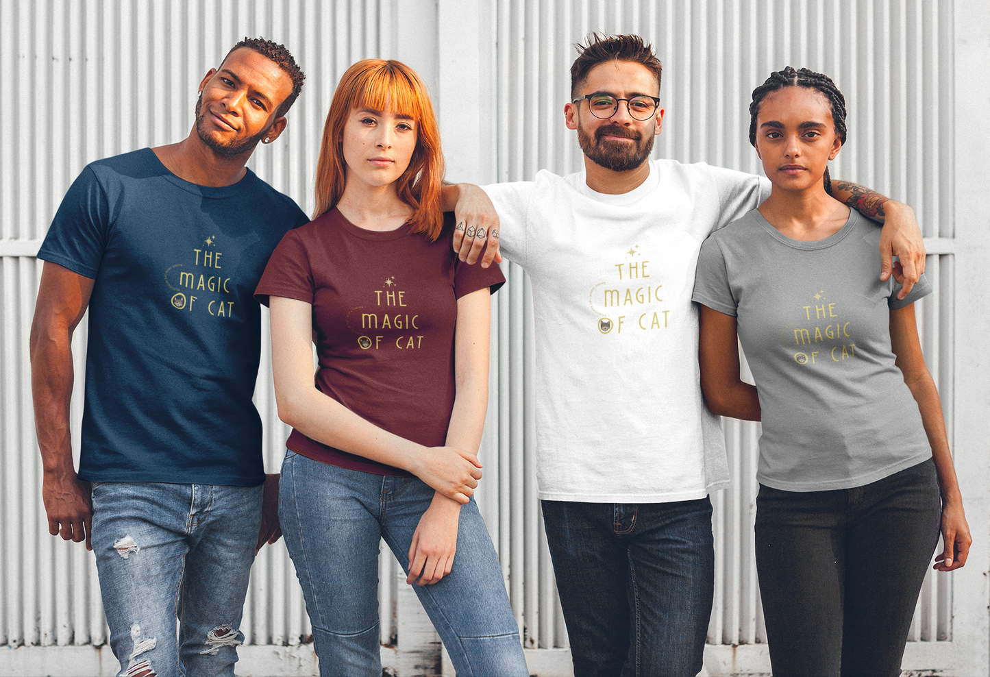 T-shirt Short-Sleeve Unisex - "The Magic of Cat"