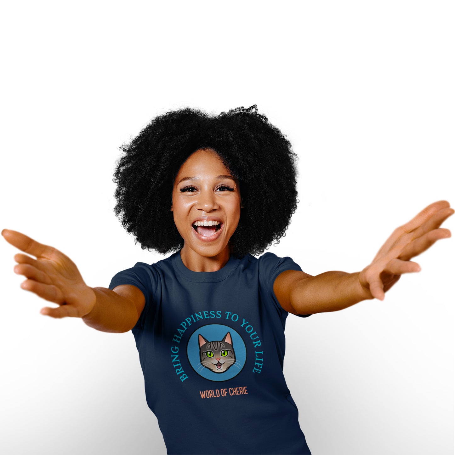 T-Shirt Short Sleeve Unisex - "Bring Happiness"