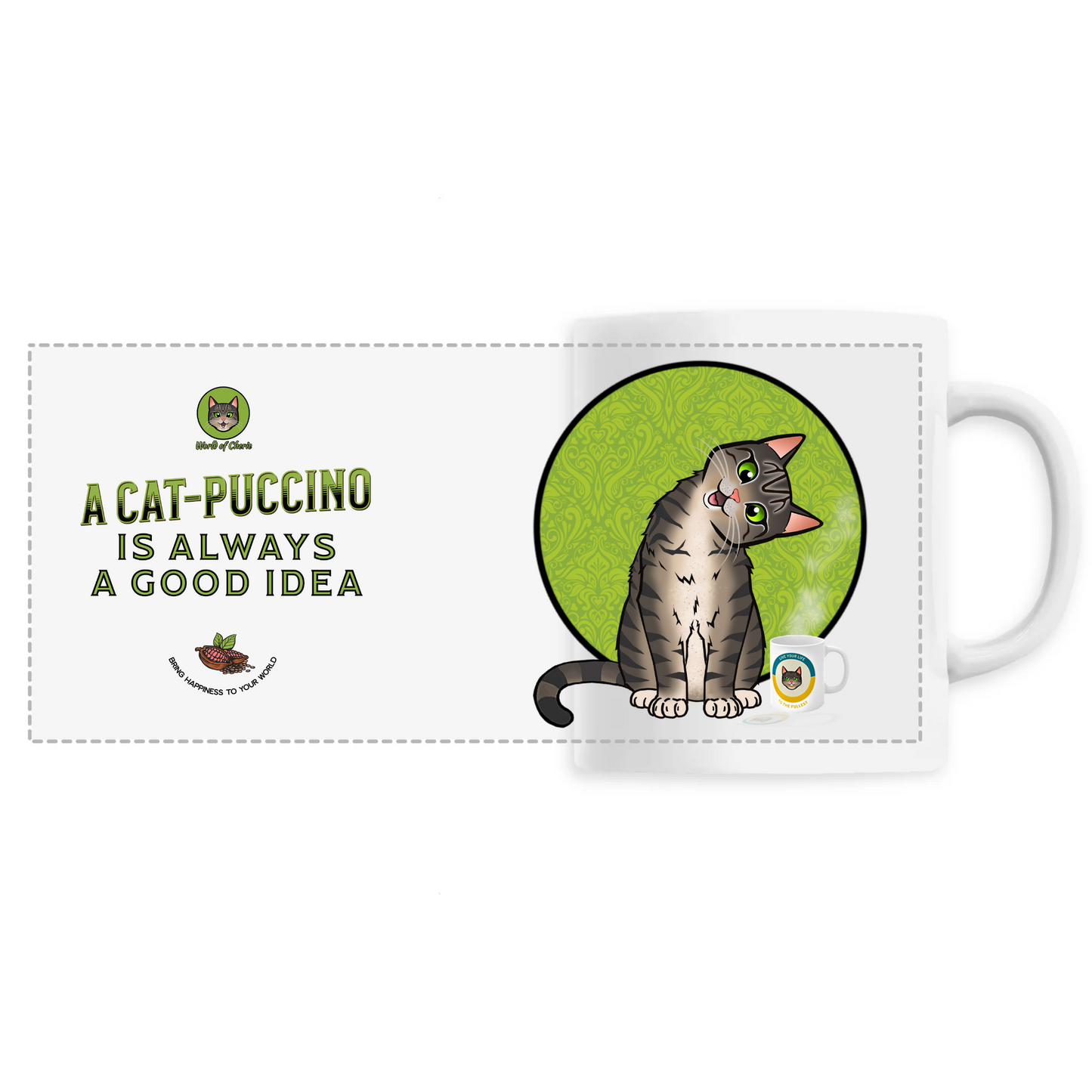 Mug - "Cat-puccino"