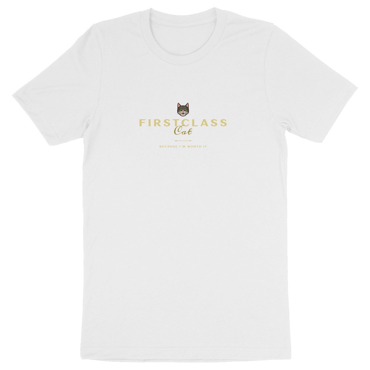 T-shirt Short-Sleeve Unisex - "Firstclass Cat"