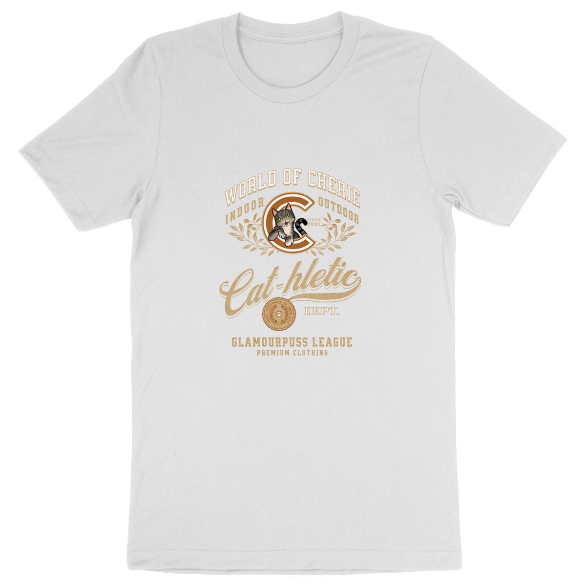 T-Shirt Short-Sleeve Unisex - "Cat-hletic"
