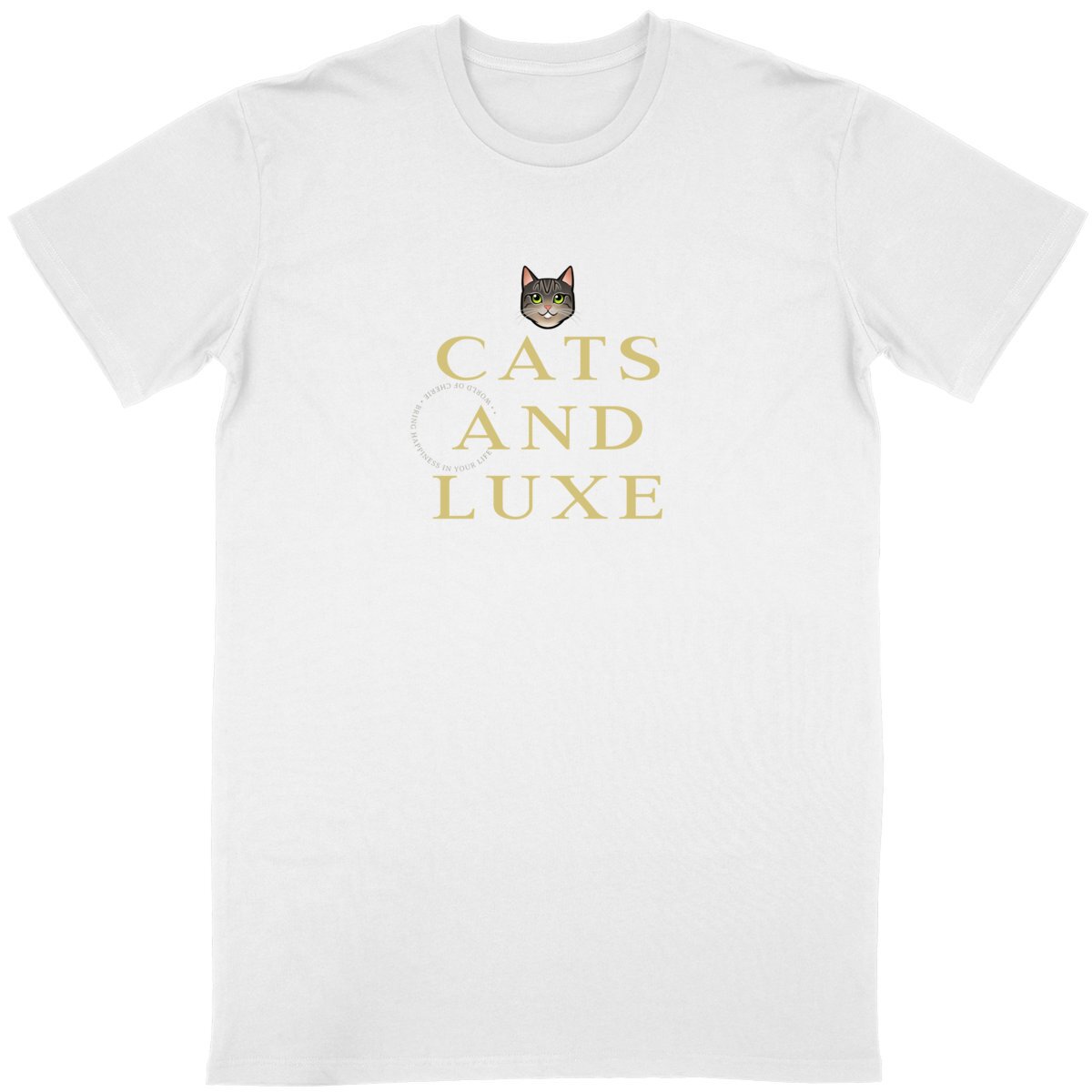 T-Shirt Short-Sleeve Unisex - "Cats and Luxe"