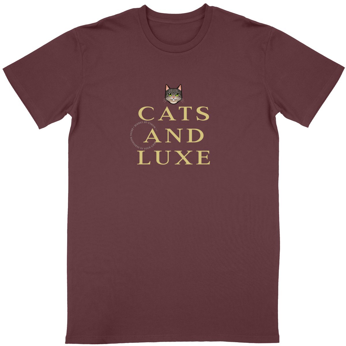 T-Shirt Short-Sleeve Unisex - "Cats and Luxe"