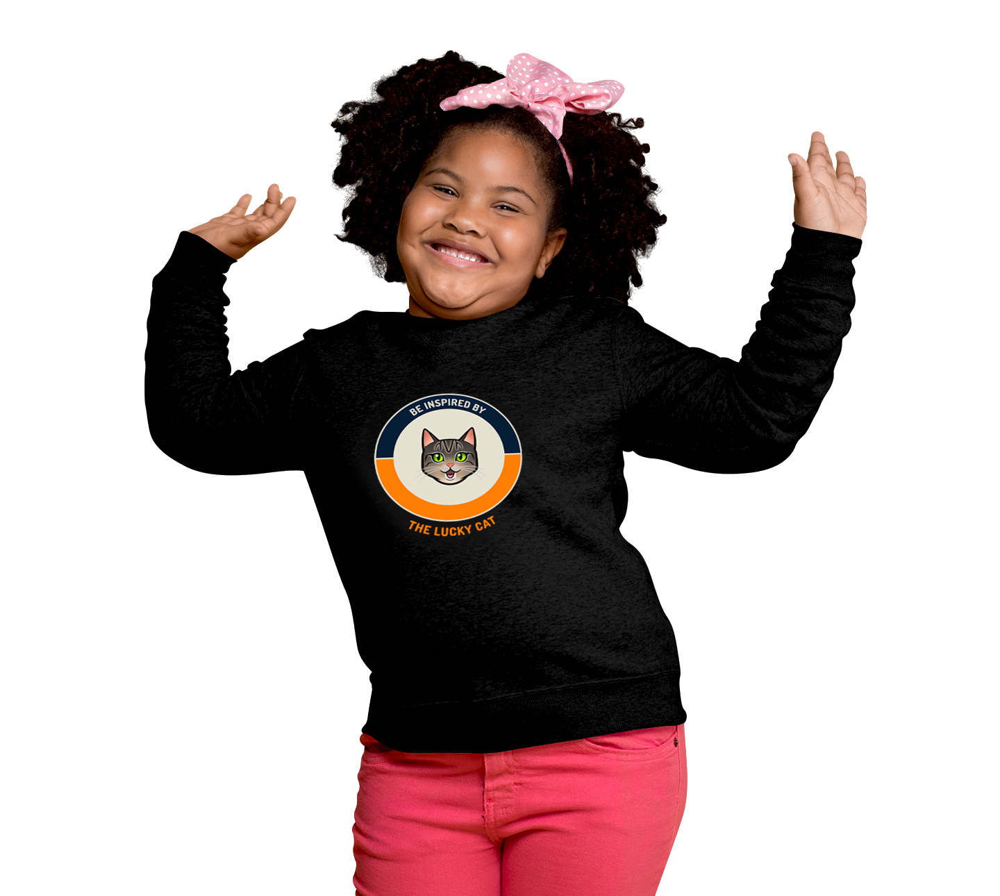 Child Sweatshirt Unisex - "The Lucky Cat"