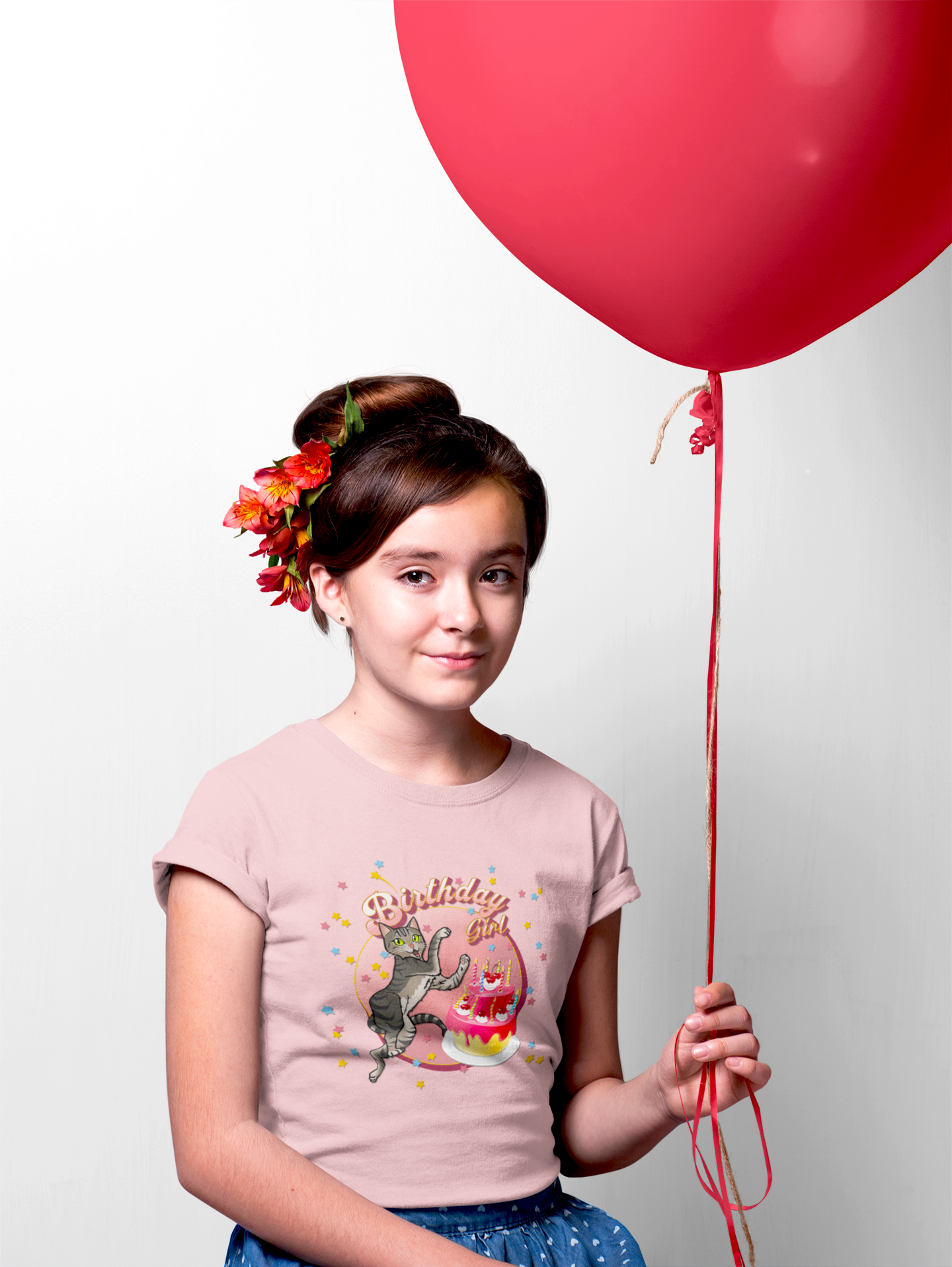 Child T-shirt Short-Sleeve - "Birthday Girl"