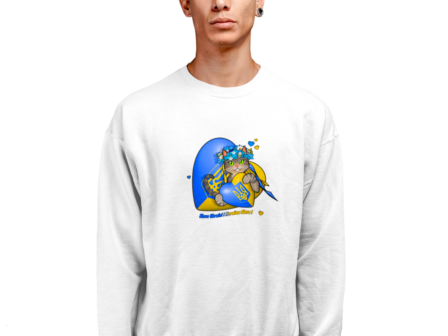 Sweatshirt Unisex - "Slava Ukraini"