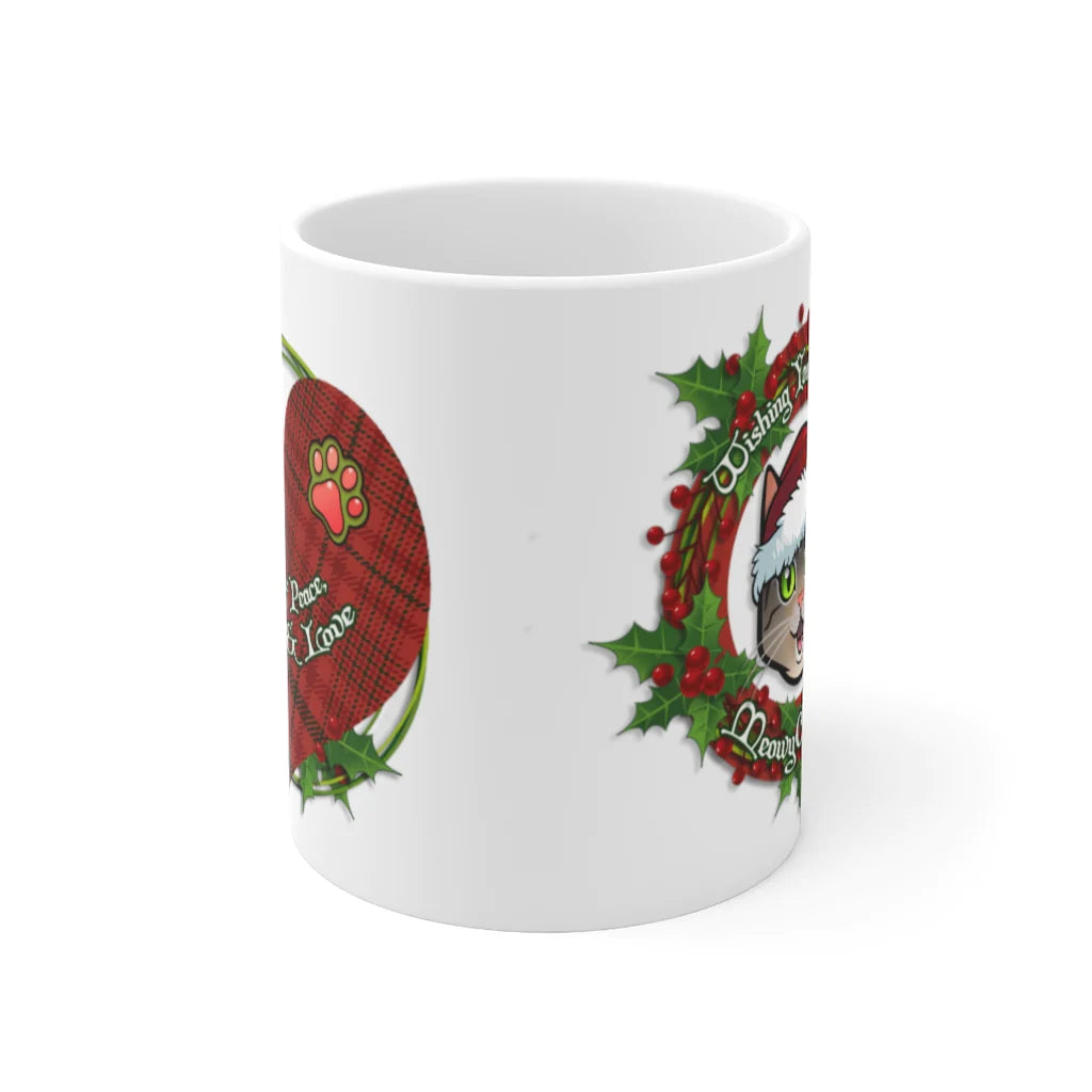 Mug - "Meowy Christmas"