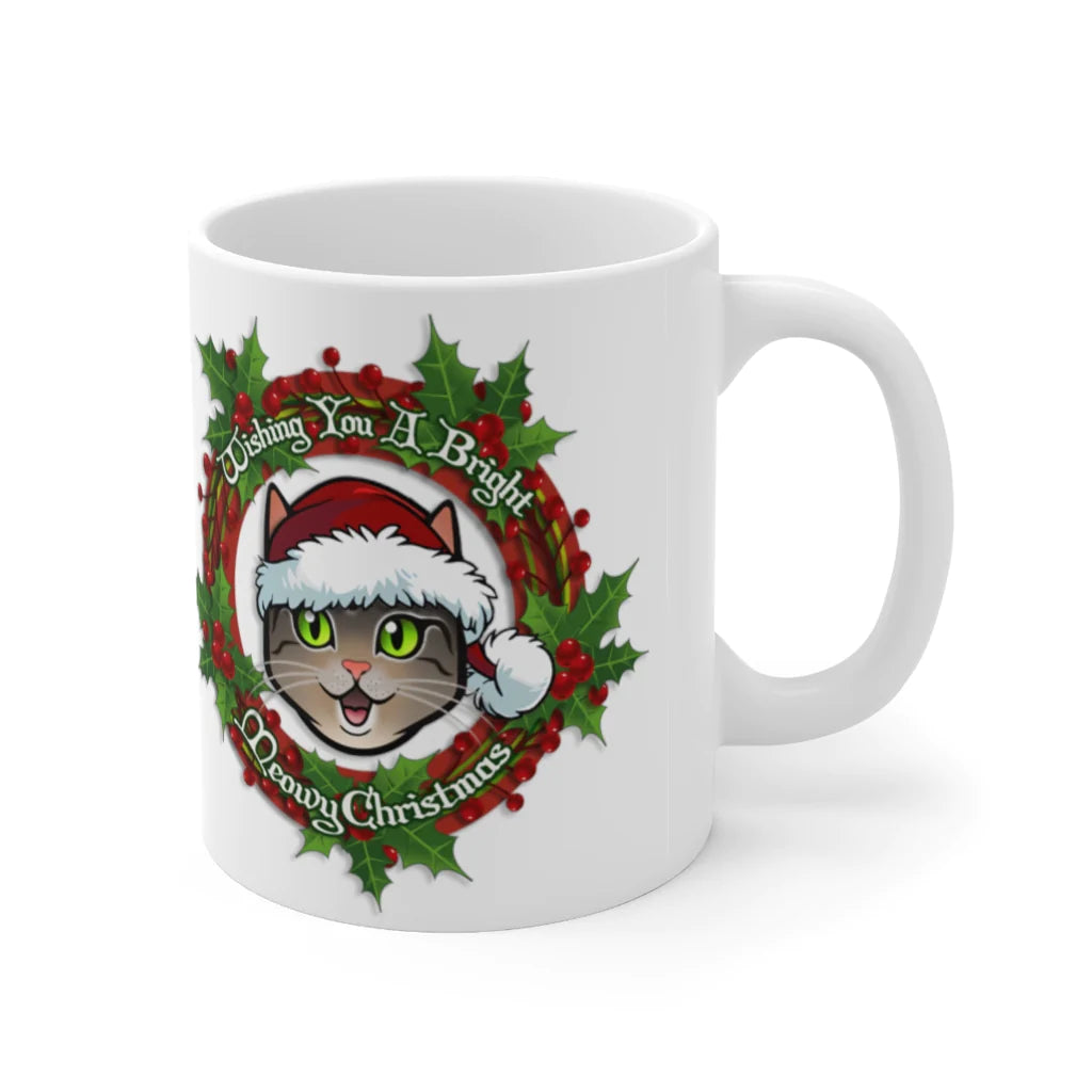 Mug - "Meowy Christmas"