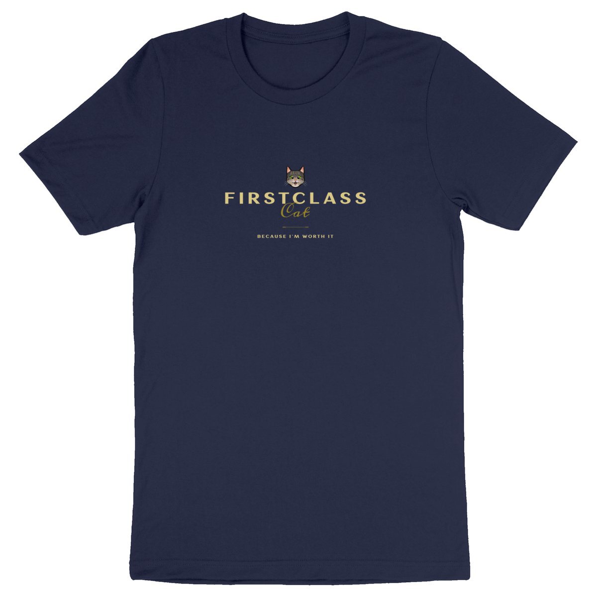 T-shirt Short-Sleeve Unisex - "Firstclass Cat"