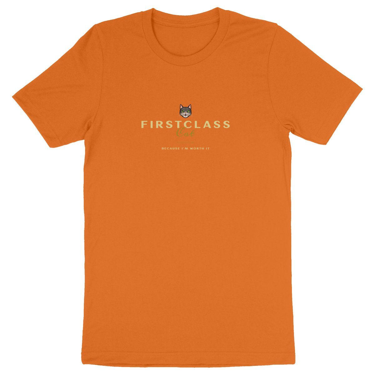 T-shirt Short-Sleeve Unisex - "Firstclass Cat"