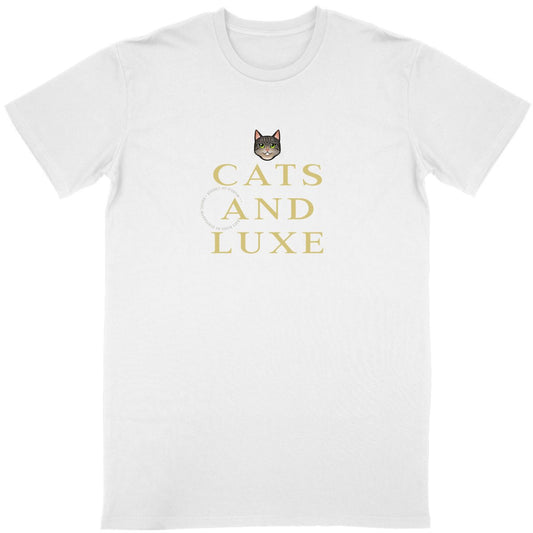 T-Shirt Short-Sleeve Unisex - "Cats and Luxe"