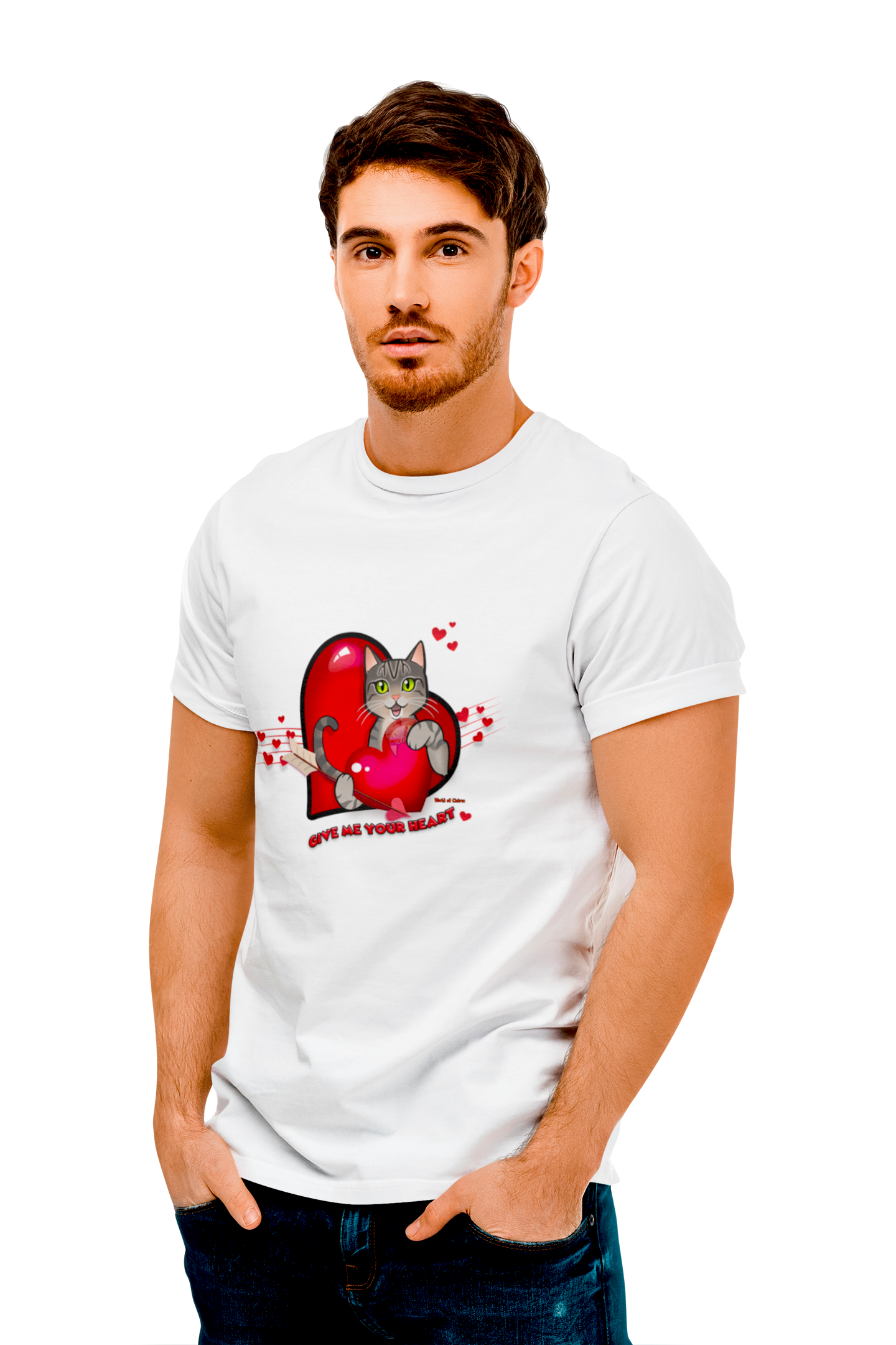 T-Shirt Short-Sleeve Unisex - "Give Me Your Heart"