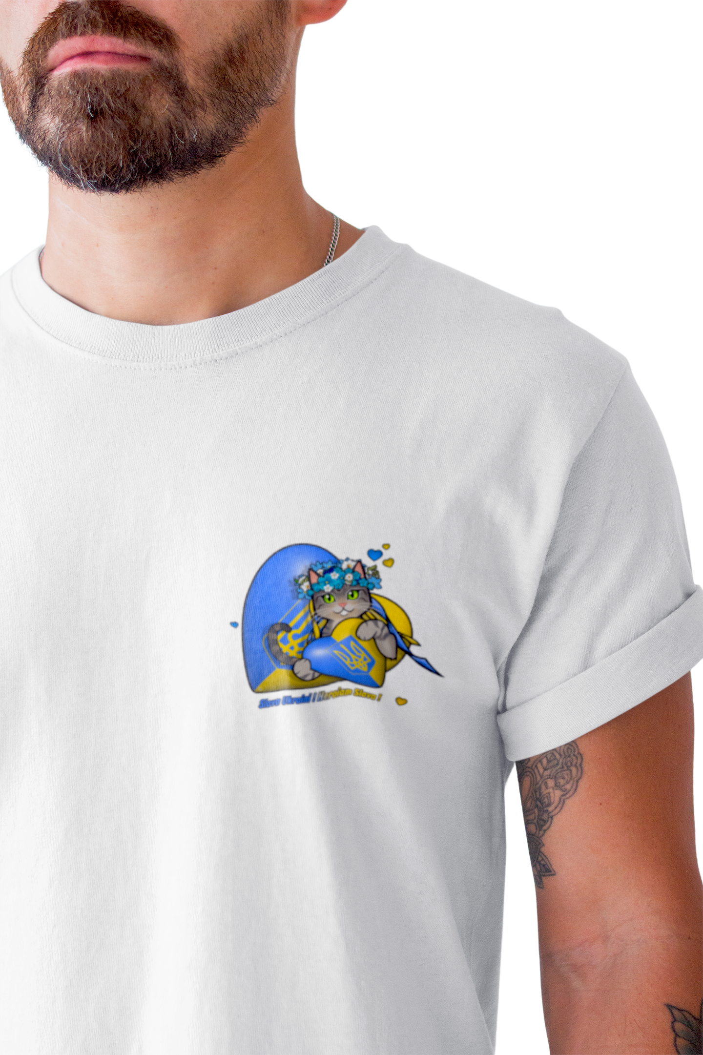 T-shirt Short-Sleeve Unisex - "Slava Ukraini"